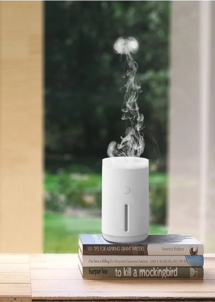 Jellyfish Smoke Rings Ultrasonic Aromatherapy Diffuser /Warm Lamp