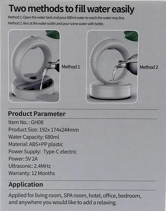 Anti-gravity Water Drop Humidifier / Essential Oils Diffuser