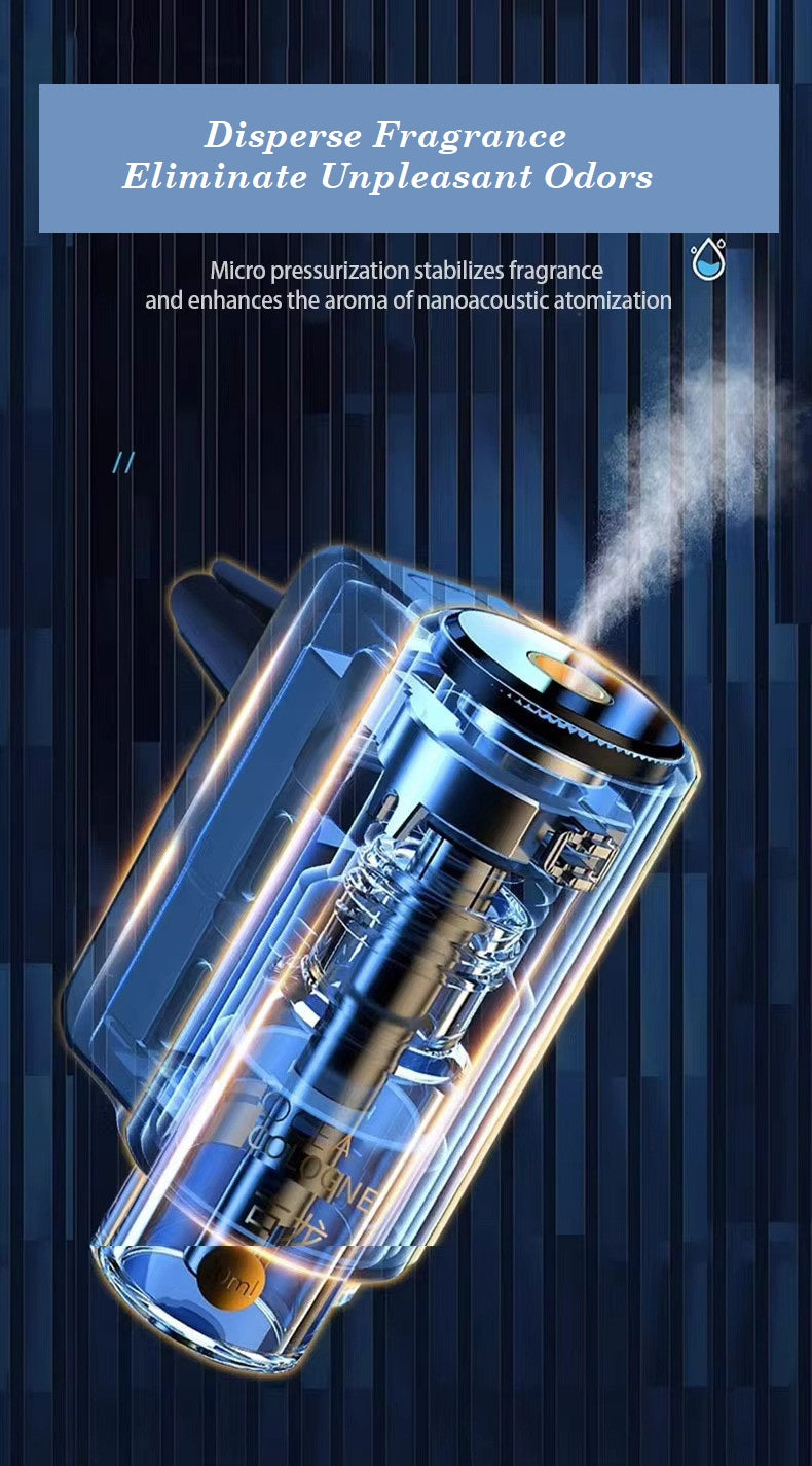 Smart Aromatherapy Car Diffuser with LED Lights