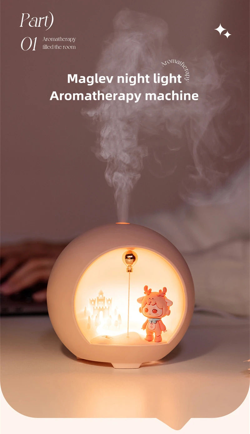 Maglev Night Lamp / Aromatherapy Diffuser & Humidifier