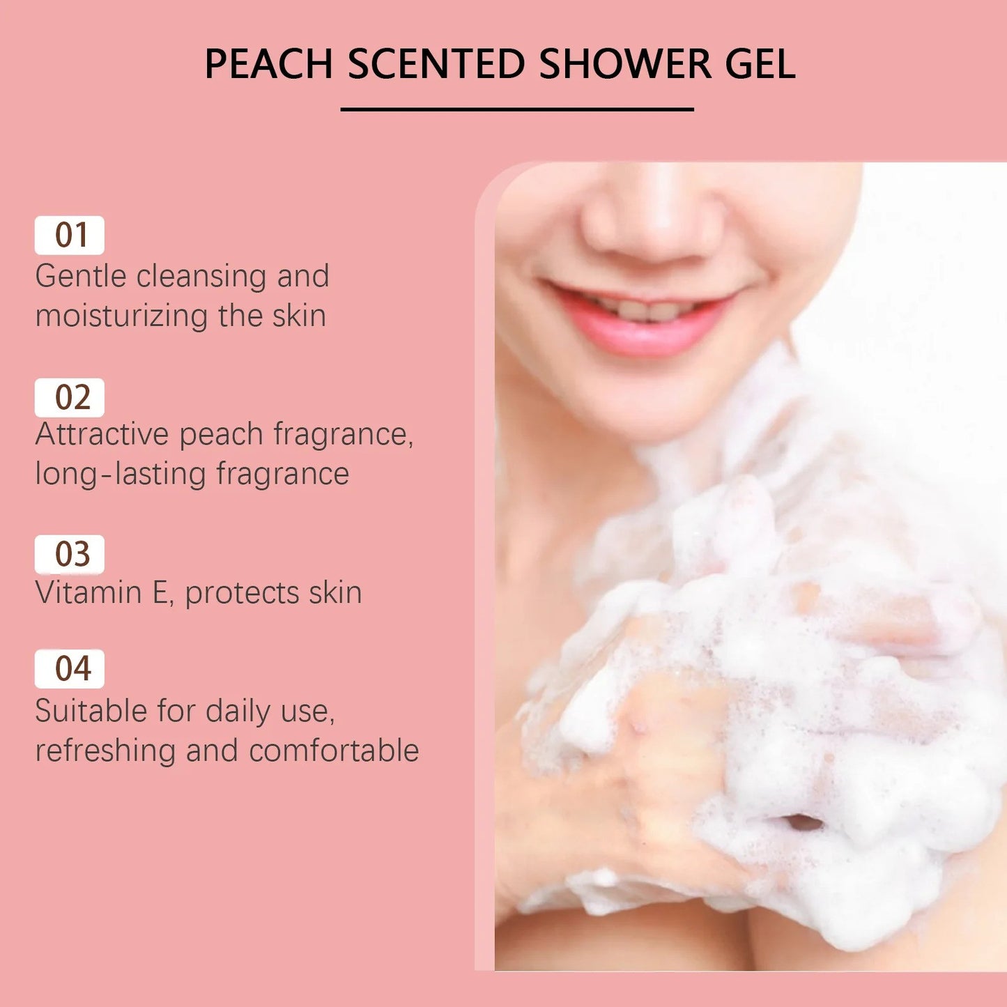 Fragrant Shower Gel with Natural Extracts