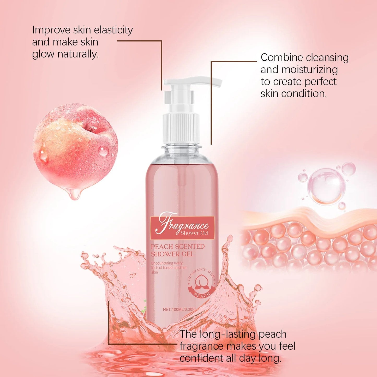 Fragrant Shower Gel with Natural Extracts