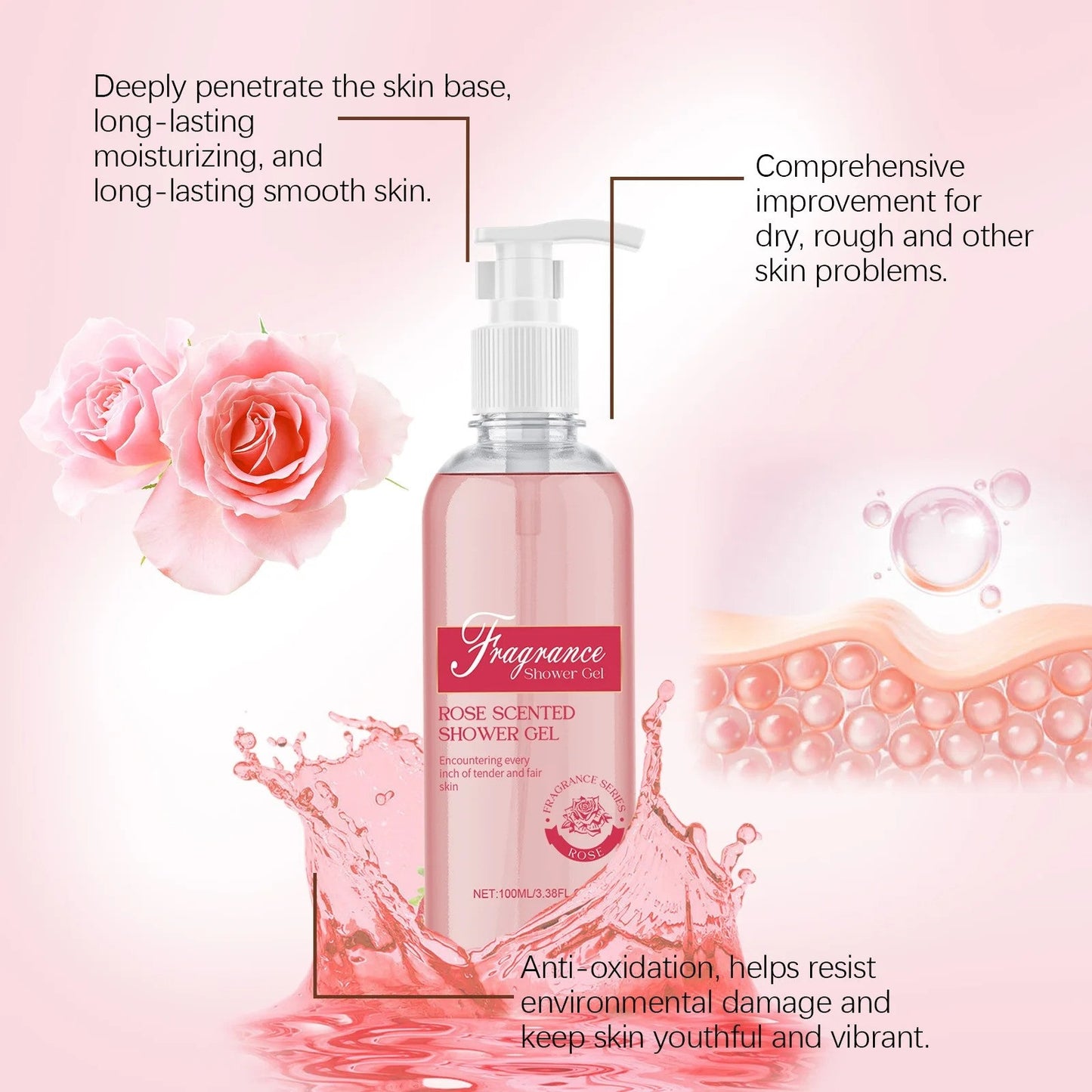 Fragrant Shower Gel with Natural Extracts