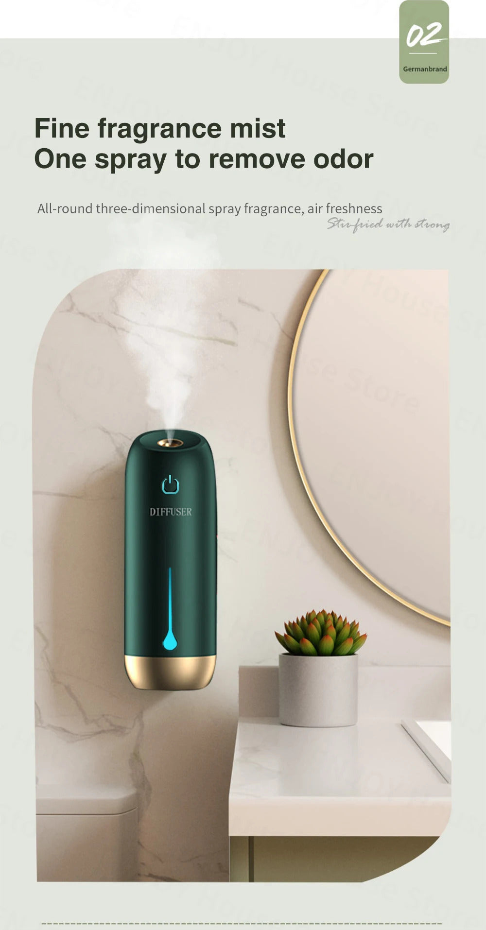 Wall Mounted Essential Oil Diffuser