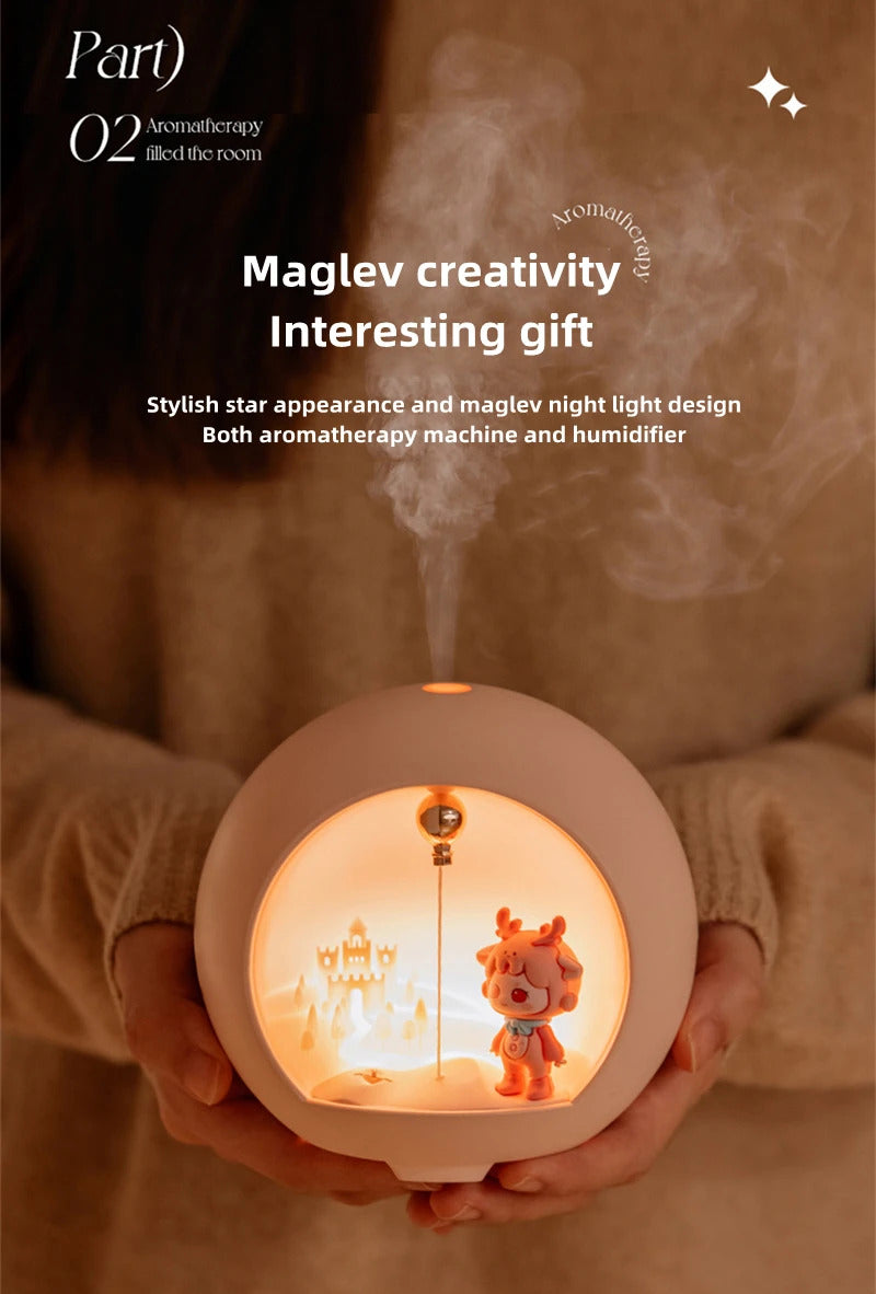 Maglev Night Lamp / Aromatherapy Diffuser & Humidifier