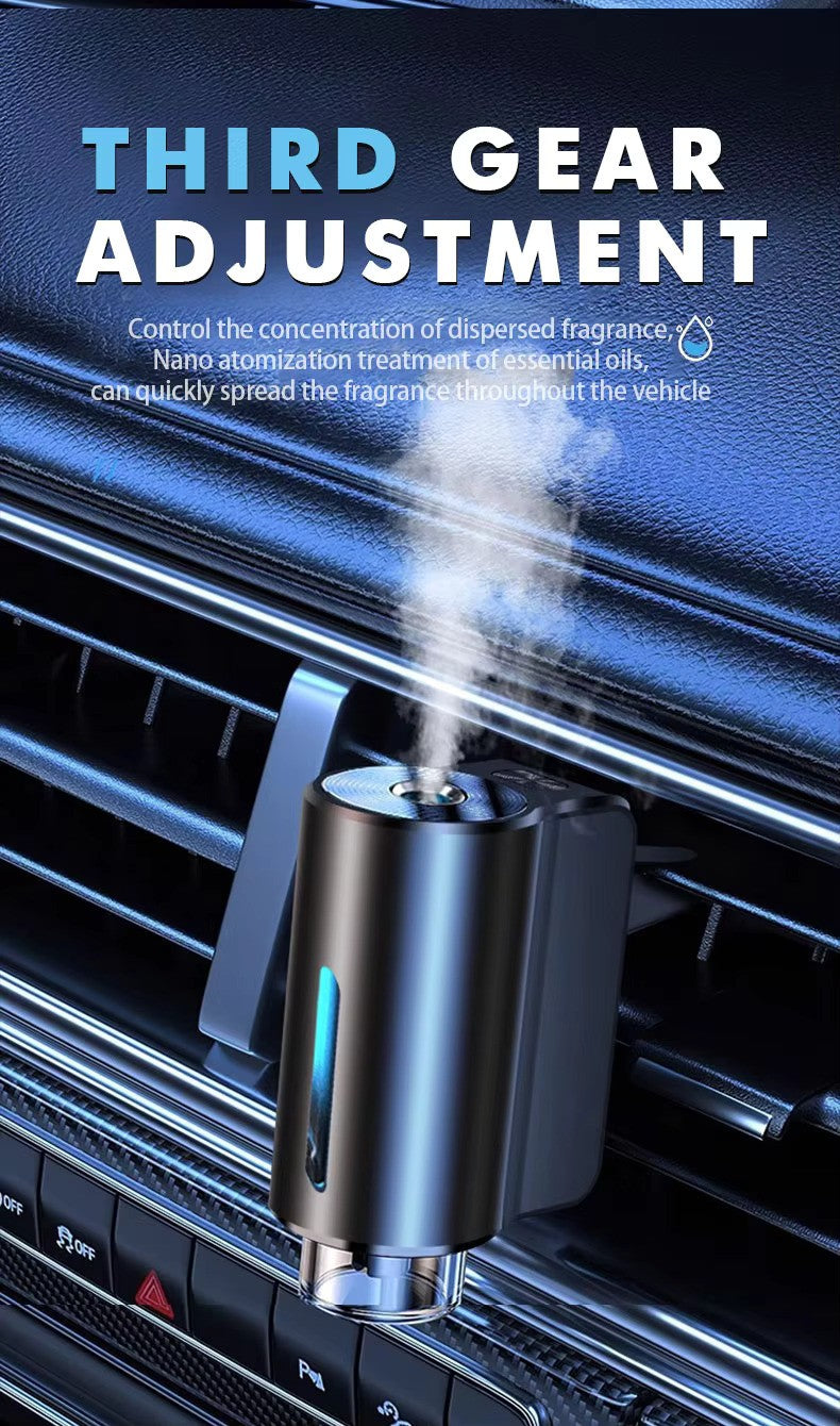 Air Outlet Car Diffuser with LED Lights