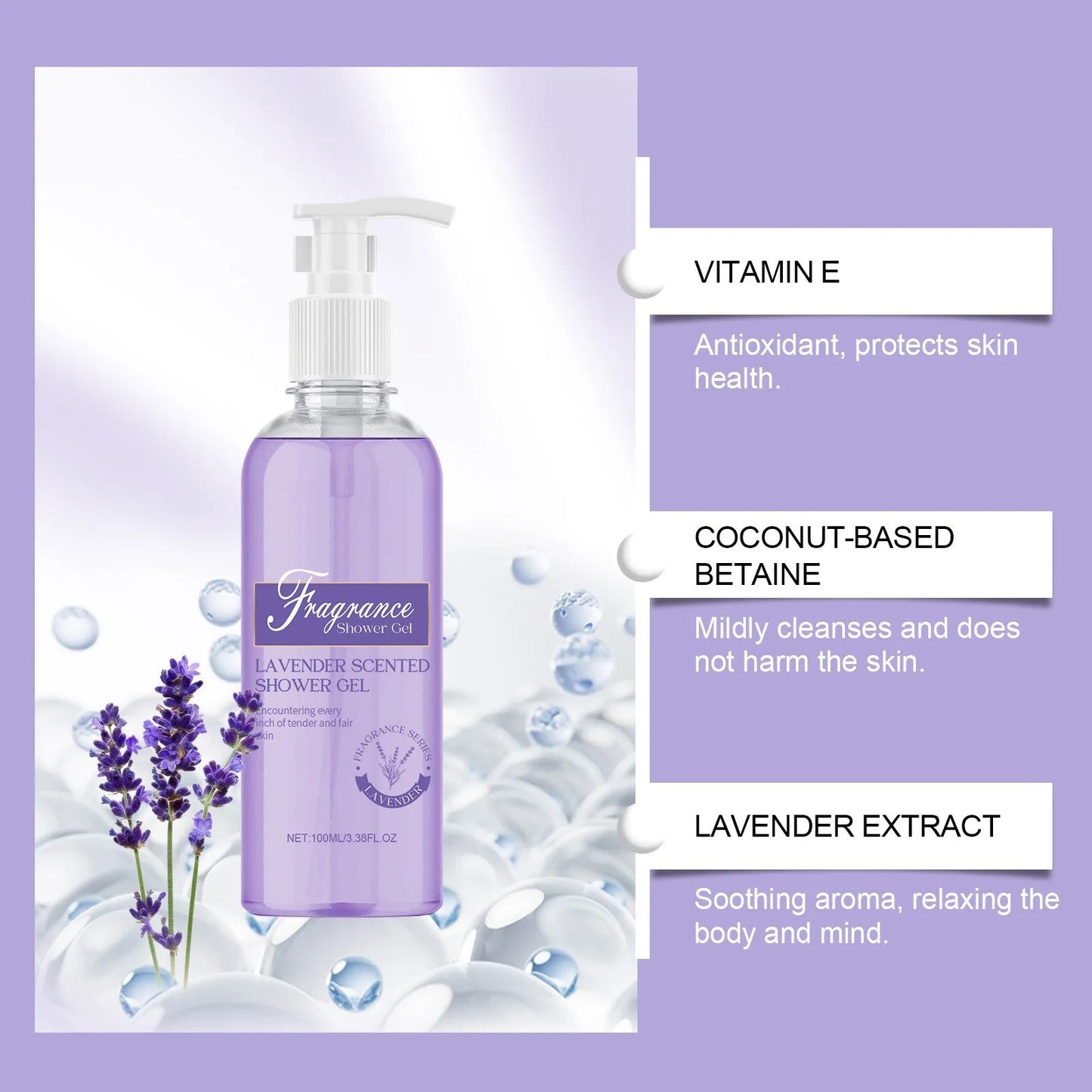 Fragrant Shower Gel with Natural Extracts