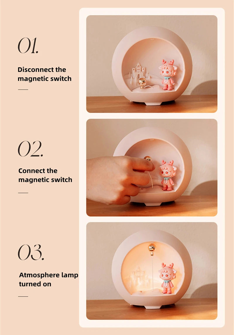 Maglev Night Lamp / Aromatherapy Diffuser & Humidifier