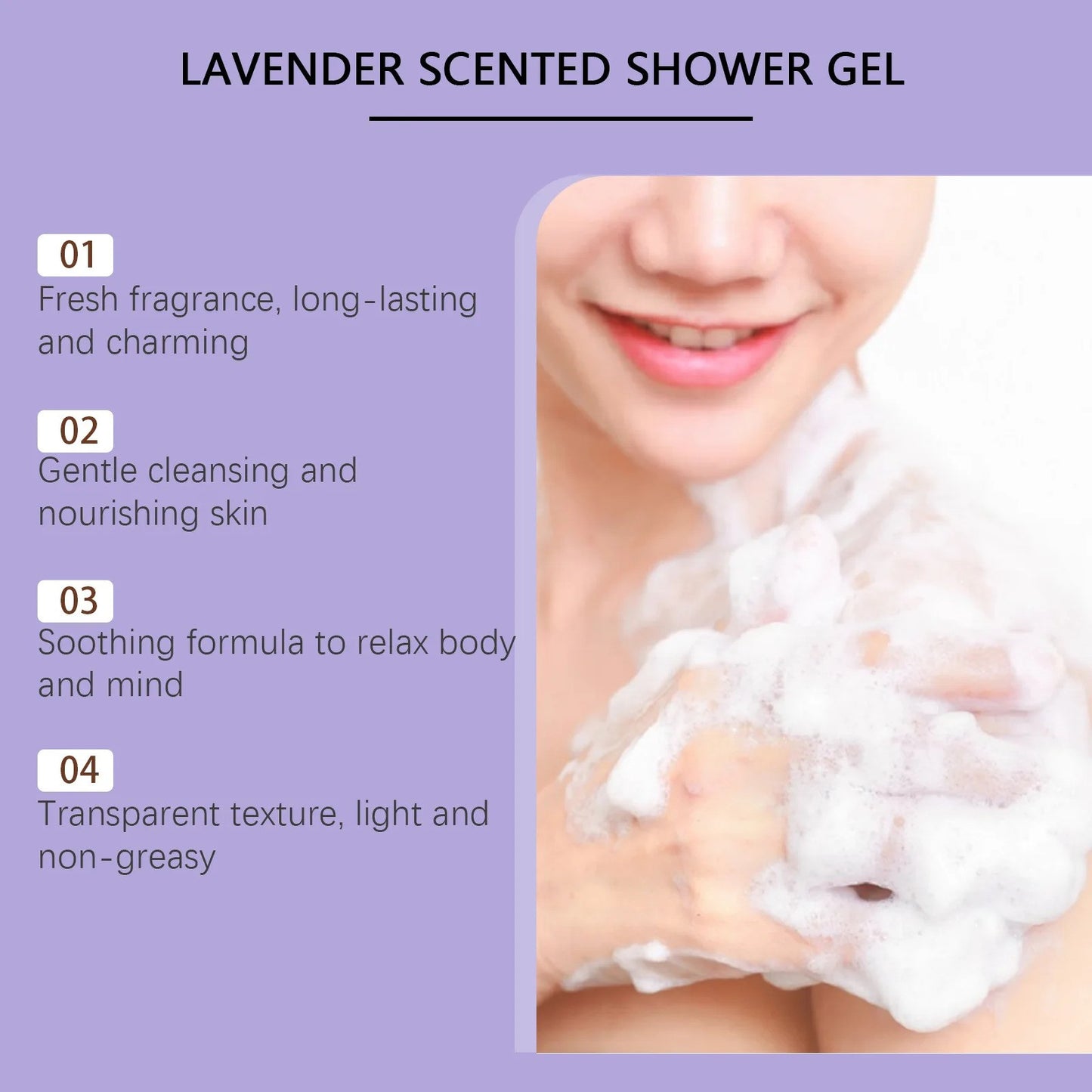 Fragrant Shower Gel with Natural Extracts