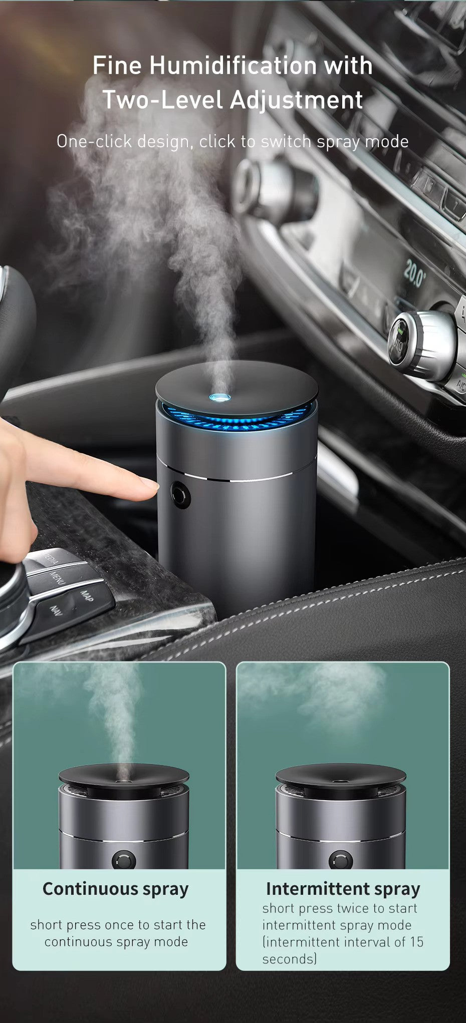 Stylish Aromatherapy Diffuser & Humidifier