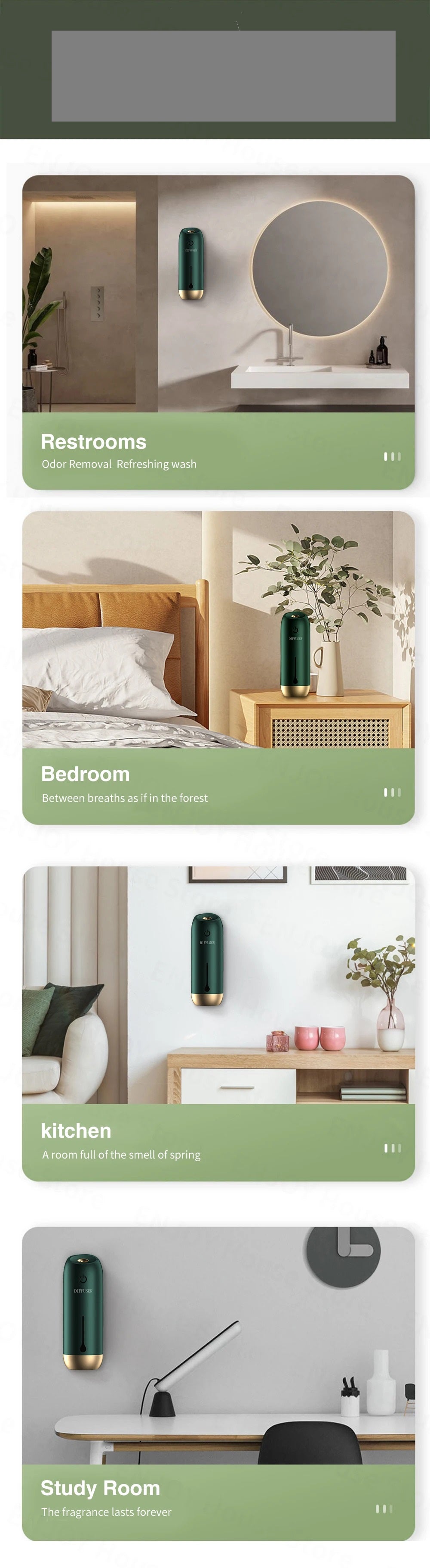Wall Mounted Essential Oil Diffuser