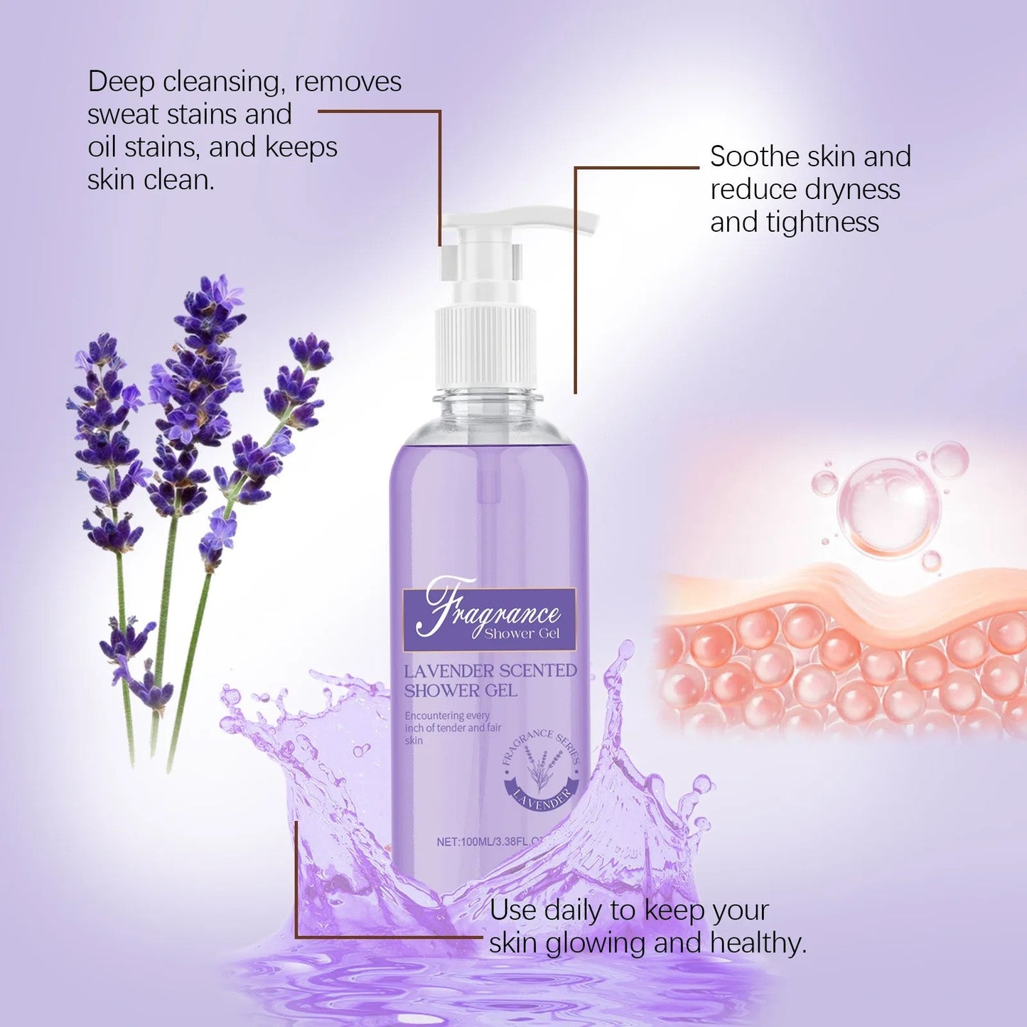 Fragrant Shower Gel with Natural Extracts