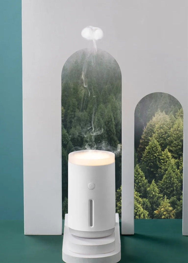 Jellyfish Smoke Rings Ultrasonic Aromatherapy Diffuser /Warm Lamp