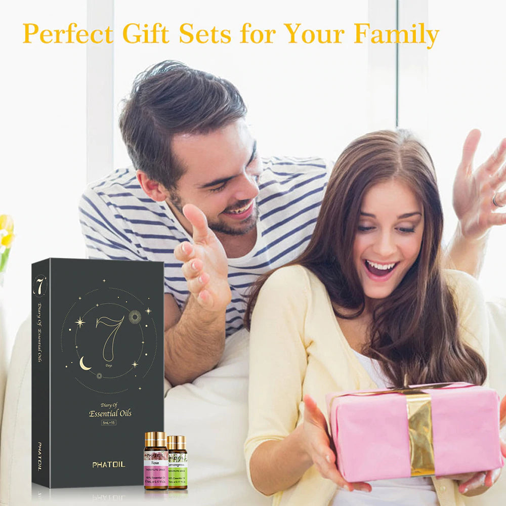 Aroma Gift Set- 12 Premium Essential Oils