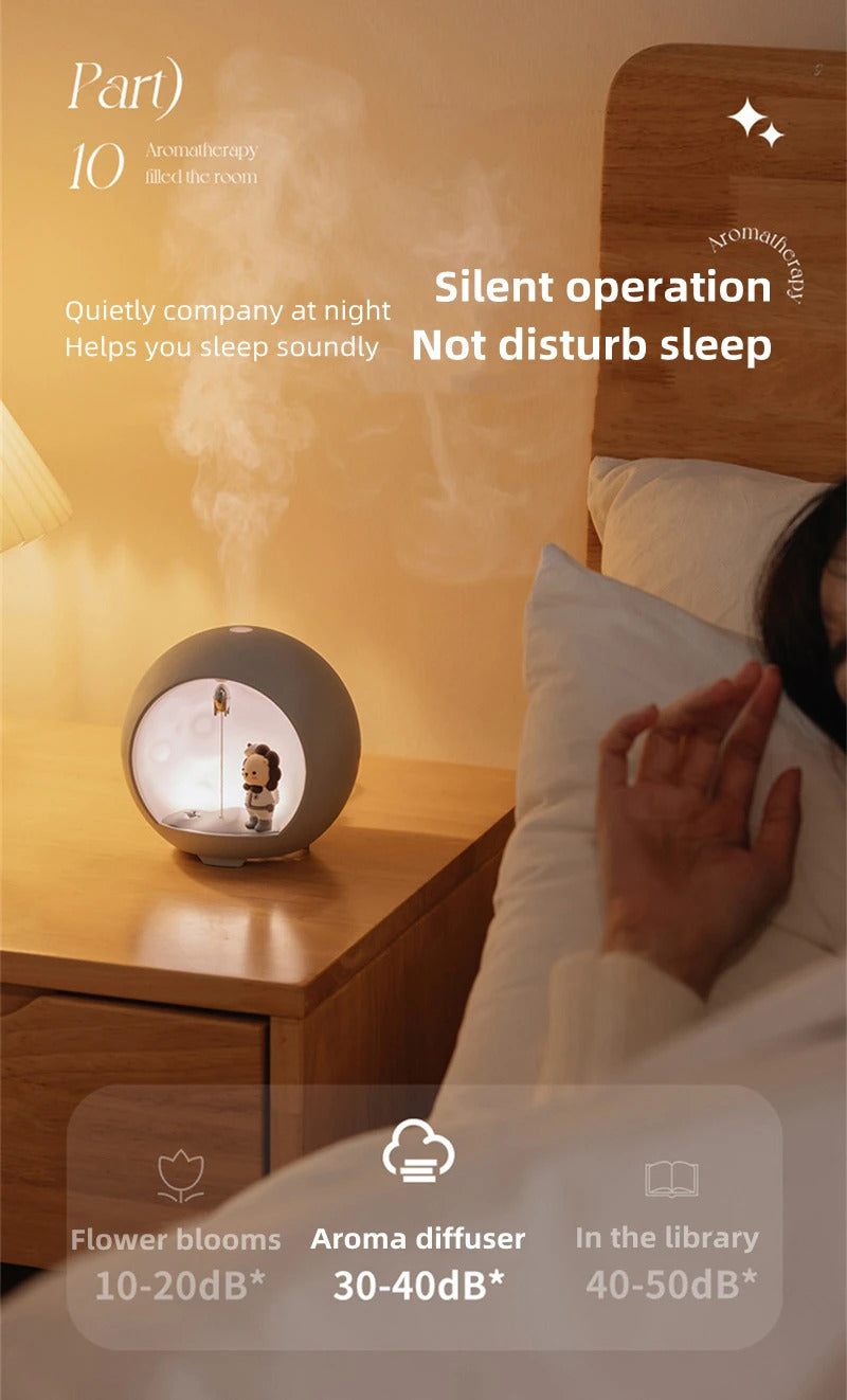 Maglev Night Lamp / Aromatherapy Diffuser & Humidifier