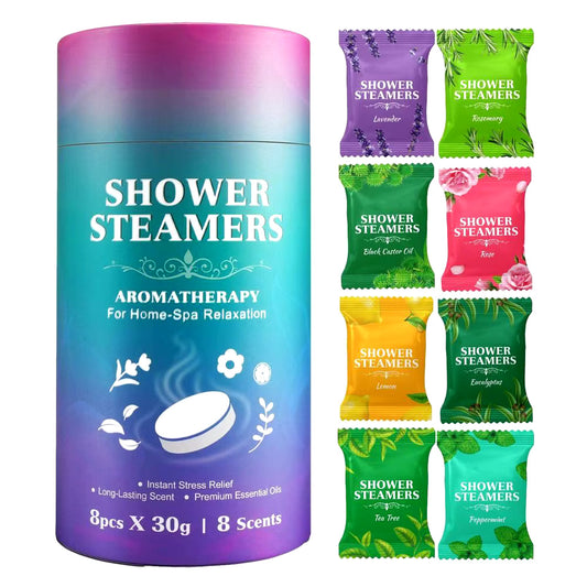 Aroma Shower Steamers (8 Scents) -Premium Essential Oils