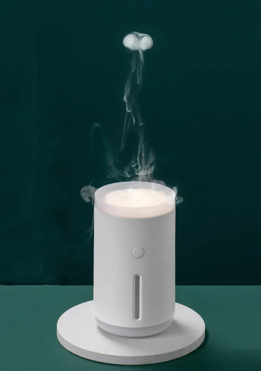 Jellyfish Smoke Rings Ultrasonic Aromatherapy Diffuser /Warm Lamp